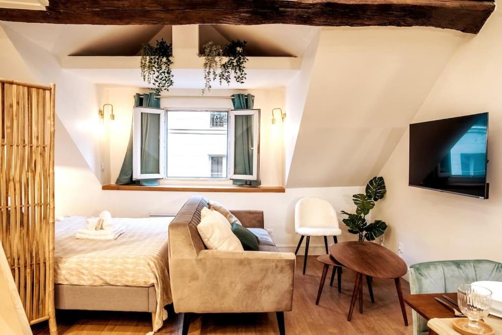 Spacious Studio In Paris Hyper Center - Smart Tv & Wifi - 4P Екстериор снимка
