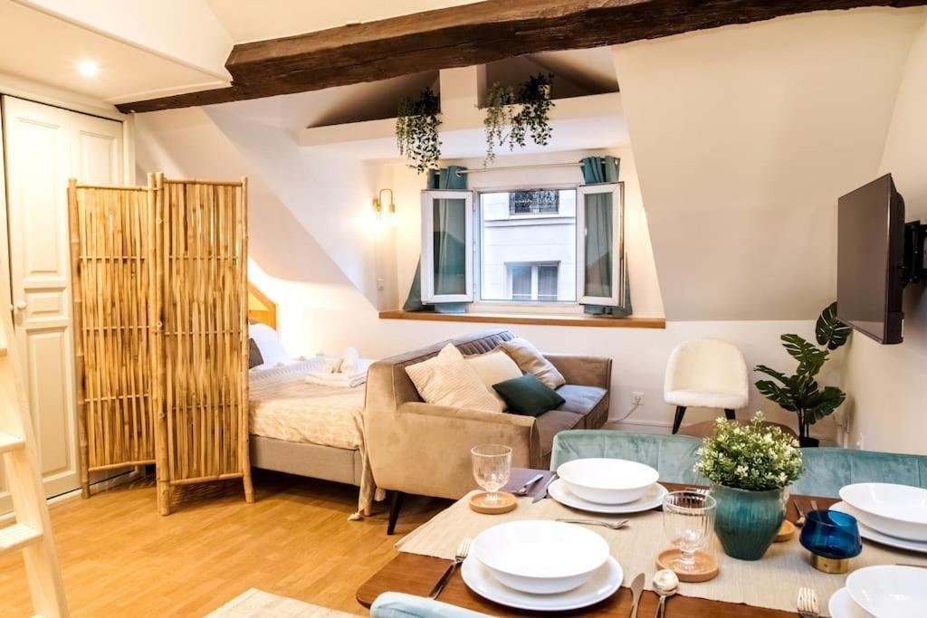 Spacious Studio In Paris Hyper Center - Smart Tv & Wifi - 4P Екстериор снимка